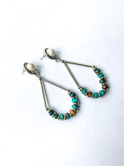 Stone Tear Drop Earring