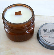 Amber Mini Mason Soy Candle