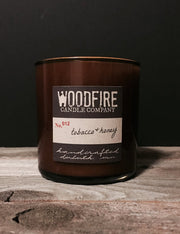 Whiskey Glass Soy Wood Wick Candle