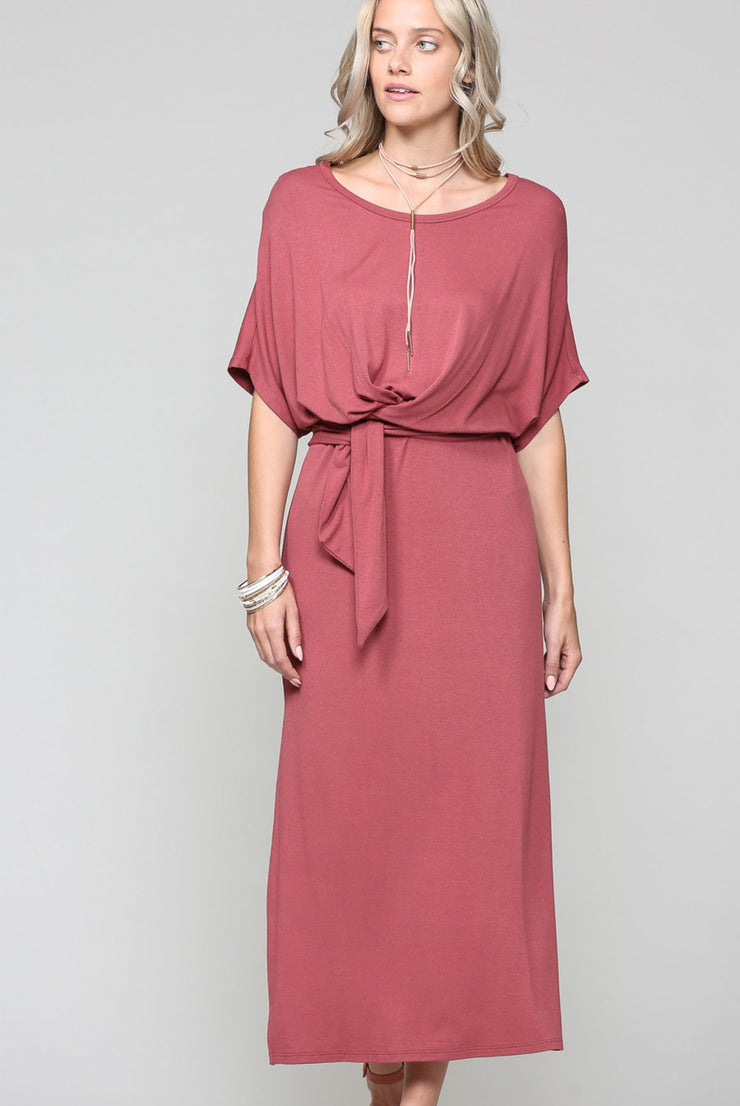 The Terry Wrap Dress