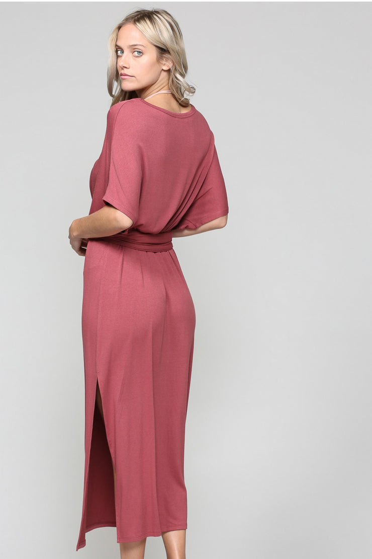 The Terry Wrap Dress