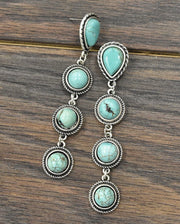 The Bella Earrings (Turquoise)