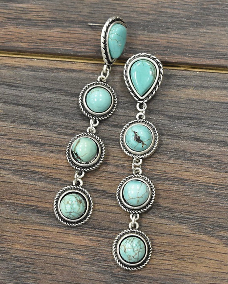 The Bella Earrings (Turquoise)